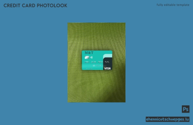 USA MandT Bank Visa-Karte Fotoansicht Beispielvorschau